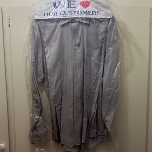 Joseph & Feiss Silver Dress Shirt